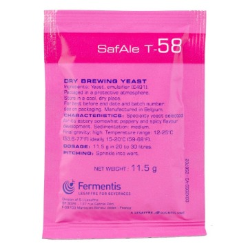 FERMENTO CERVEJEIRO FERMENTIS T-58 ALTA FERMENTAÇÃO