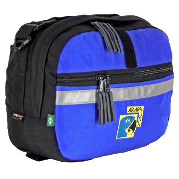 Bolsa de Guidão 7L - AraraUna - Azul e preto