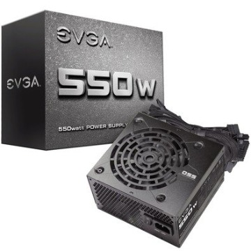 Fonte 550W S/ Cabo Preto EVGA 100-N1-0550-L0