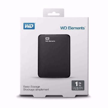 HD Externa Portátil Western Digital 1Tb 3.0 WD Elements