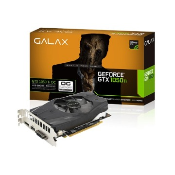 Placa de Vídeo VGA NVIDIA Galax GeForce GTX 1050 TI 4Gb OC DDR5 128Bits 50IQH8DSN8OC