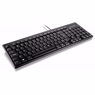 Teclado Básico Slim Preto Laser USB Multilaser - TC193