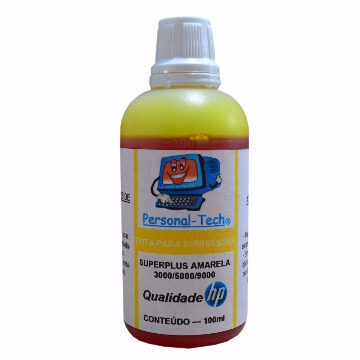 Tinta HP SuperPlus Amarela Personal-Tech - 100ml