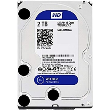 HDD Western Digital 2TB Sata 6.0GB/S WD20EZRZ 64MB 5400 RPM