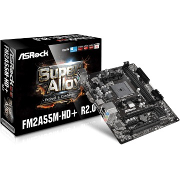 Placa Mãe (AMD) AsRock FM2A55M-HD+ R2.0 FM2/FM2+