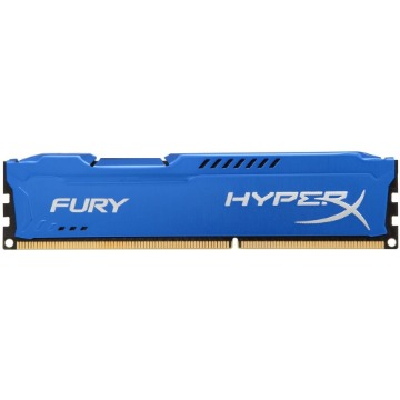 Memória Kingston HyperX FURY 8GB 1600Mhz DDR3 CL10 Blue - HX316C10F/8