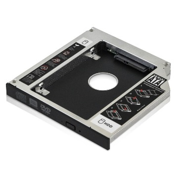 Case Caddy HD SSD Sata Adaptador Gaveta DVD Notebook 9,5mm Knup