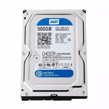 HD Interno 500Gb Western Digital Blue Sata III 7200RPM 16Mb WD5000AZLX