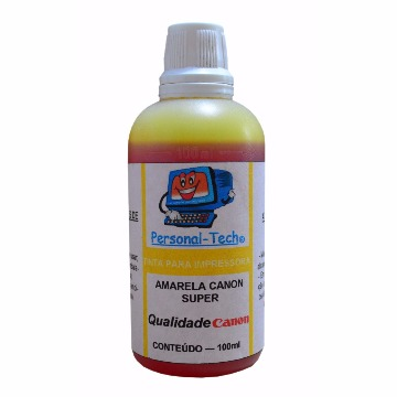 Tinta Canon Super Amarela Personal-Tech - 100ml