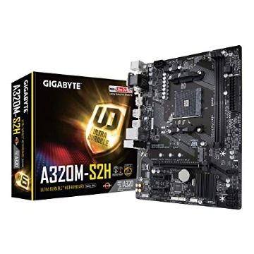 Placa Mãe (AMD) Gigabyte GA-A320M-S2H DDR4 AM4