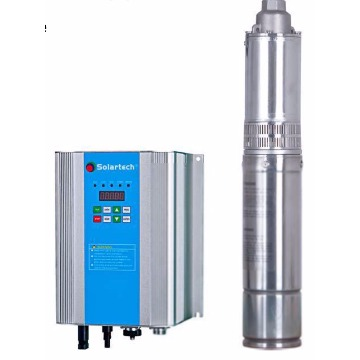 Conjunto Bomba 0,8 CV + 3 Paineis + Driver Solar Solartech - Até 18 mil litros dia