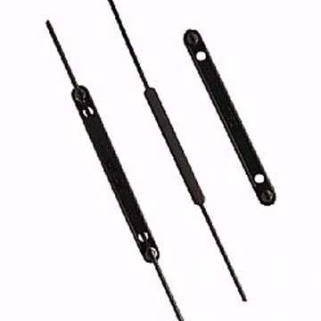 Grampo Trilho Plástico Preto Fix Paper