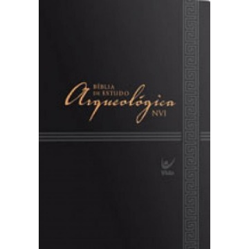 Biblia de Estudo Arqueologica Nvi - Capa Luxo Preta