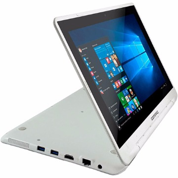 Notebook 2 em 1 Compaq Presario CQ360 Intel Dual Core 4GB 500GB Tela 11" Windows 10 Touch - Branco