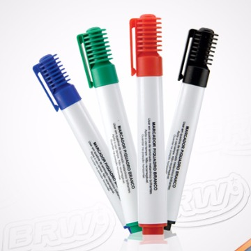 Caneta marcador quadro branco Vermelho BRW