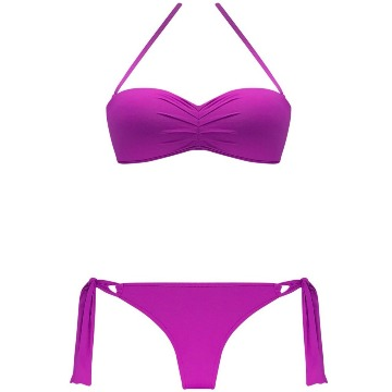 TOP BANDEAU PLISSADO ORQUÍDEA BOTTOM CANALETA L. GROSSO - M