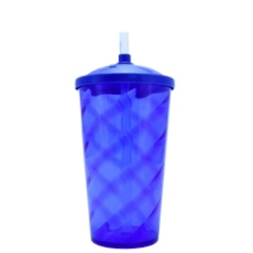 TWISTER C/ TAMPA AZUL NEON 500ML. (100 UNIDADES)