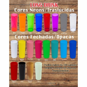 COPO LONG DRINK 350ML ( PEDIDO ACIMA DE 51 UNIDADES)