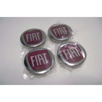 Emblema Calota Fiat Vermelho