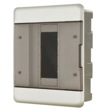 Quadro distribuição 6/8 disjuntor embutir