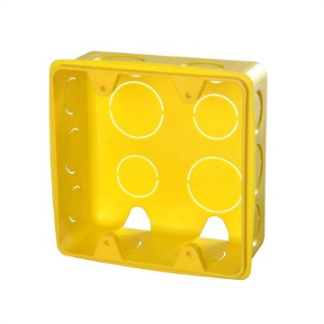 Caixa de Luz 4 x 4 Plástica amarela - FortLev
