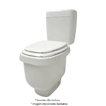 VASO SANITÁRIO MODELO KAROLL - VERSÃO CAIXA ACOPLADA