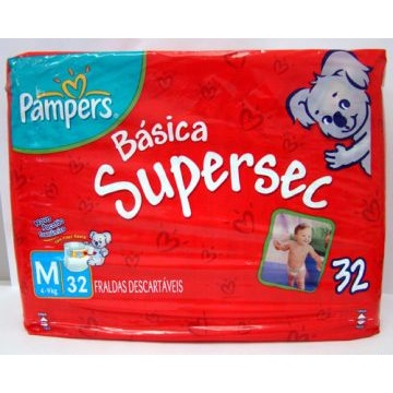 FRALDA PAMPERS PACOTAO 32