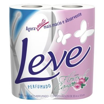 PAPEL HIGIÊNICO LEVE PERF 4ROL