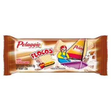 BISCOITO WAFER FLOCOS PELG 40G