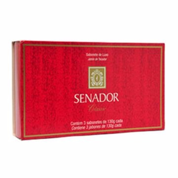 CJ SABONETE SENADOR 3x130G