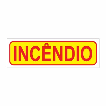 Adesivo (Incêndio) para Visor de Hidrante