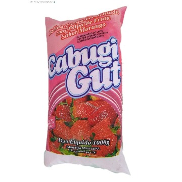 Bebida Láctea Cabugi-Gut Sabor Morango 1L