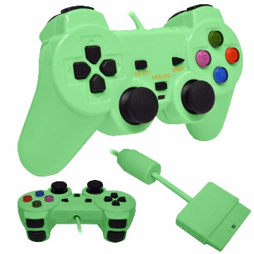 CONTROLE PS2 JSX VERDE