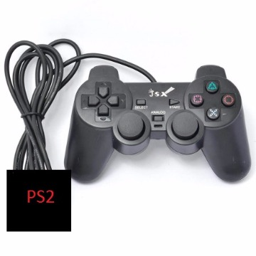 CONTROLE PLAYSTATION 2 JSX PRETO