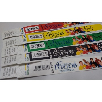 Pulseiras De Controle De Evento Full Collor Kit 1.000 Unid