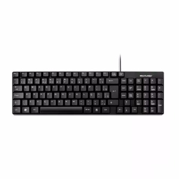 Teclado Slim Preto Laser USB - TC193 - MULTILASER