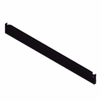 FRENTE FALSA P/ RACK 19” X 1U PRETO PVC (PAINEL DE FECHAMENTO) - 581002 - SOLLAN