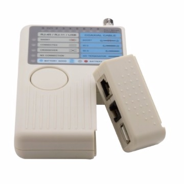 TESTADOR DE CABOS  MT200 - RJ45/RJ11/USB/BNC - MULTITOC