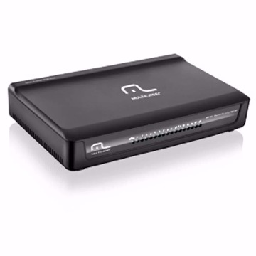 SWITCH MINI 16 PORTAS - MULTILASER - RE116