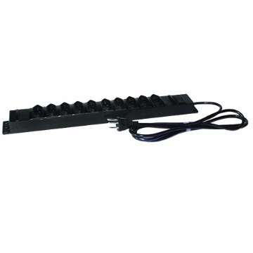 CALHA DE 10 TOMADAS (PLASTICA) 19 POL. NBR 14136 10 A - LANSOL