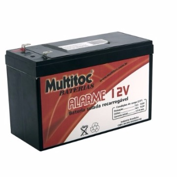 BATERIA SELADA 12V 7A ALARME - MULTITOC