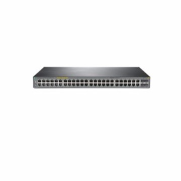 Switch 1920S-48G-4SFP com 48x 10/100/1000Mbps RJ45 (sendo 24x PoE+) + 4x SFP 1G (Potencia PoE+: 370W) - JL386A - HPN