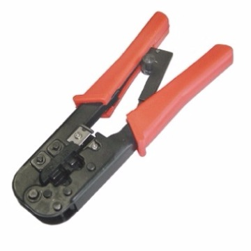 ALICATE CRIMPAGEM 6X6/ 8X8 568R  - "RJ45 E RJ11" (C/TRAVA) - 568R MULTITOC