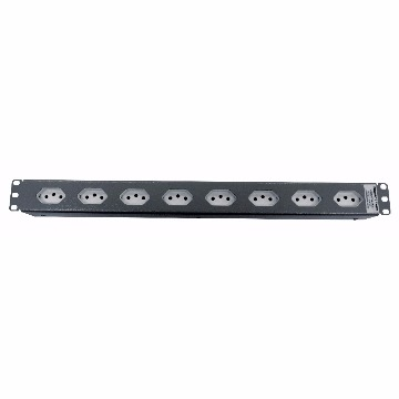 CALHA DE 08 TOMADAS 10A - 1U X 19 - 3M - CINZA (RÉGUA 8 TOMADAS) - LEGRAND