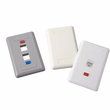 ESPELHO PLASTICO 4 X 2 BRANCO P/ 2 RJ-45 - LANSOL