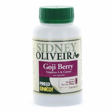 20954 Goji berry + vitamina a + cromo - Sidney Oliveira Rahda 30 cápsulas