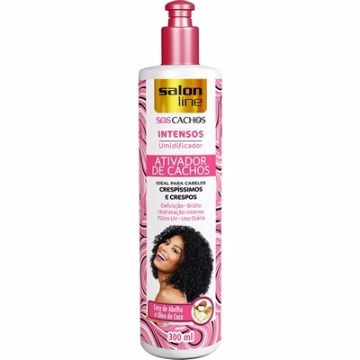 346277 Ativador De Cachos S.O.S Cachos Intenso Mel Salon Line 300ml