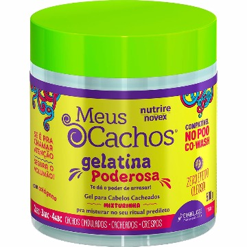 17975 Gel Gelatina Novex Nutrire Meus Cachos Poderosa 500g