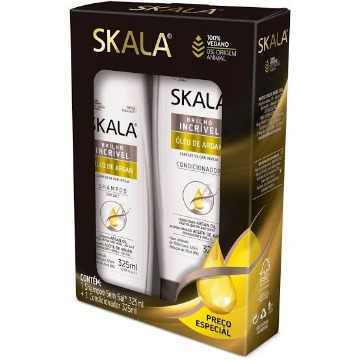 213807 Kit Shampoo + Condicionador Óleo de Argan Skala