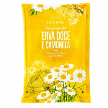 484749 Sabonete Líquido Naturals Erva Doce e Camomila Refil Avon 250ml